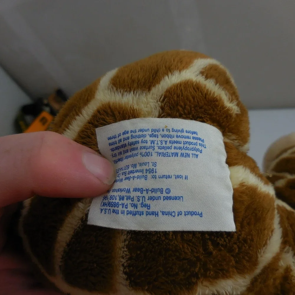 Build-A-Bear WWF World Wildlife Fund Giraffe Plush 2005 Collectibear Stuffed Toy